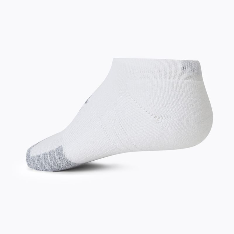Under Armour Heatgear No Show sportinės kojinės 3 poros baltos 1346755 3