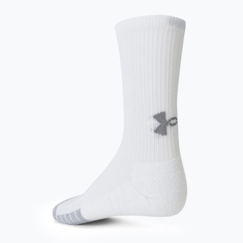 Under Armour Heatgear Crew sportinės kojinės 3 poros baltos 1346751 3