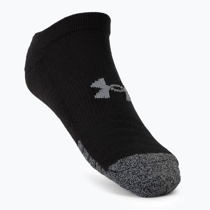Under Armour Heatgear No Show sportinės kojinės 3 poros juodos 1346755 2
