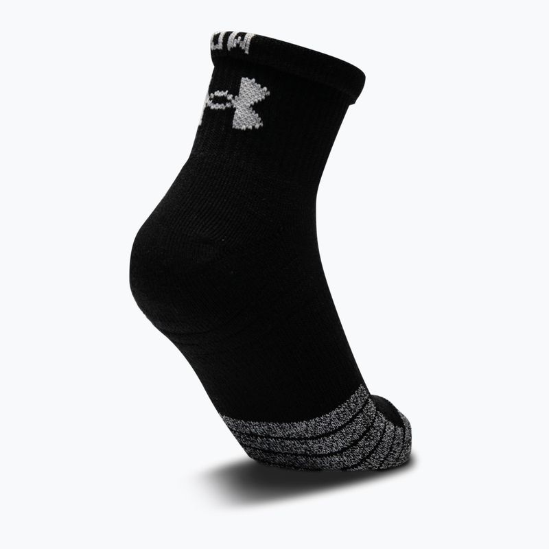 Under Armour Heatgear Quarter sportinės kojinės 3 poros juodos 1353262 2