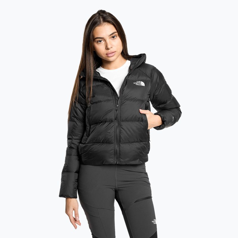 Moteriškos pūkinės striukės The North Face Hyalite Down Hoodie black