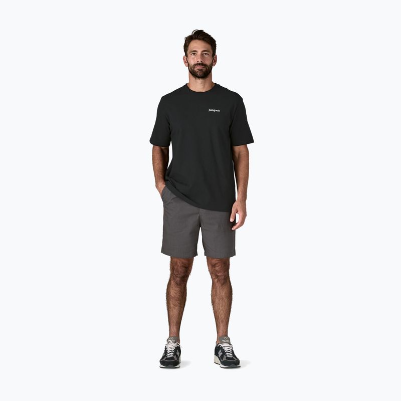Vyriški žygio marškinėliai Patagonia P-6 Logo Responsibili-Tee black 2