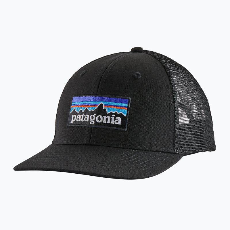 Kepuraitė su snapeliu Patagonia P-6 Logo Trucker black