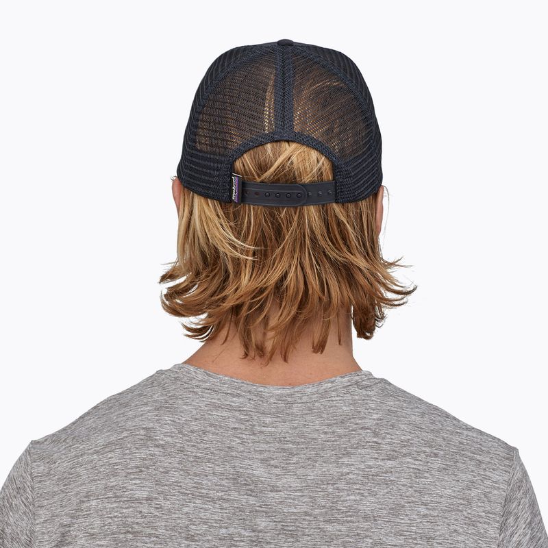Kepuraitė su snapeliu Patagonia P-6 Logo Trucker navy blue 5