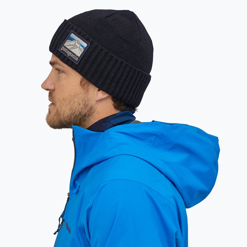 Žieminė kepurė Patagonia Brodeo Beanie line logo ridge/classic navy 3