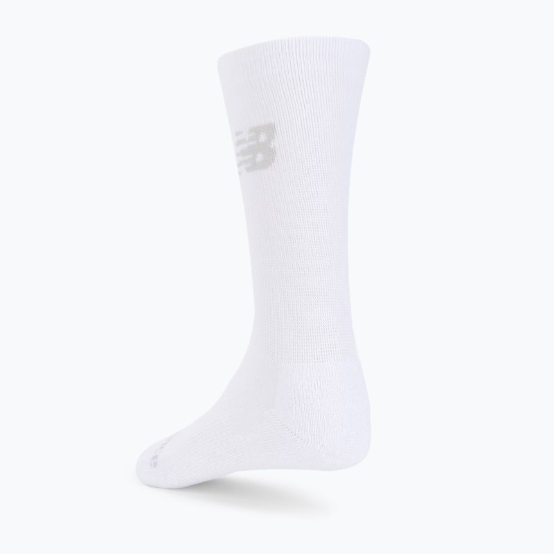 New Balance Performance Cotton Cushion 3pak kojinės baltos LAS95363WT 2