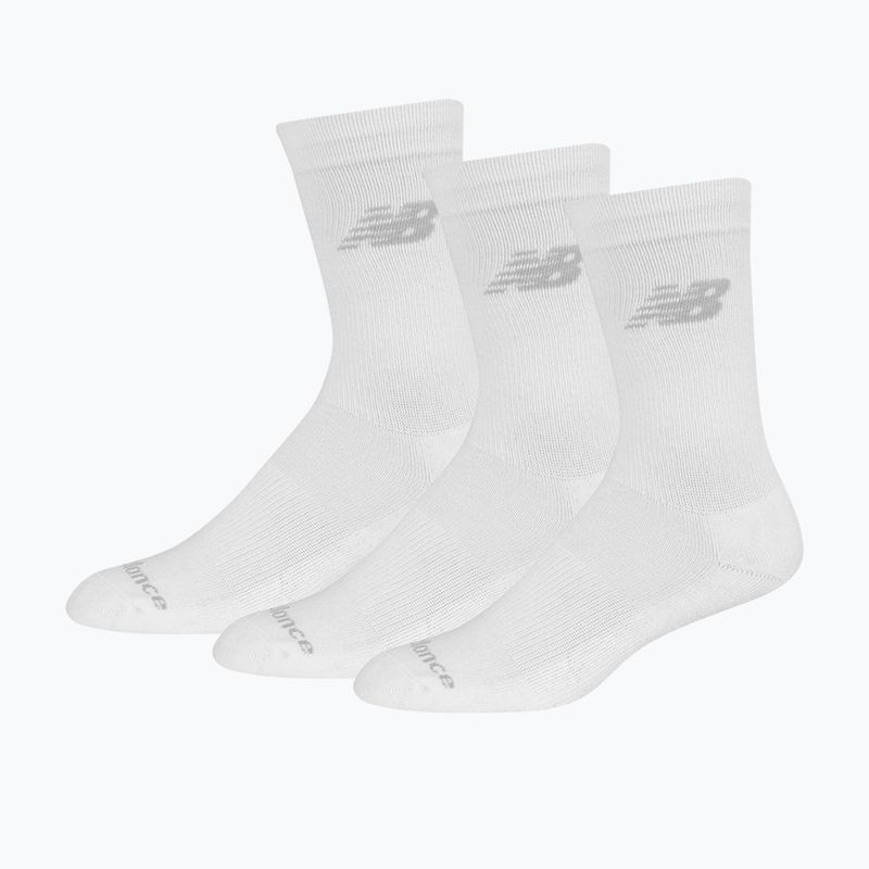 New Balance Performance Cotton Cushion 3pak kojinės baltos LAS95363WT 5