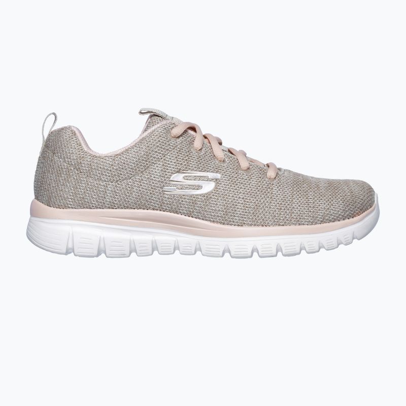 Moteriški treniruočių bateliai SKECHERS Graceful Twisted Fortune natural/coral 7