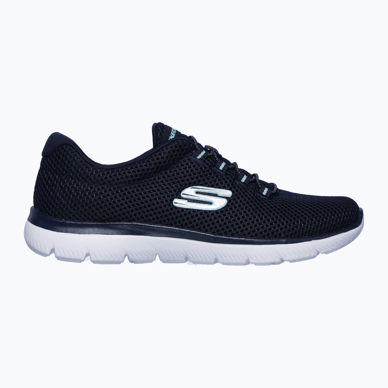 Moteriški treniruočių bateliai SKECHERS Summits navy/light blue 7
