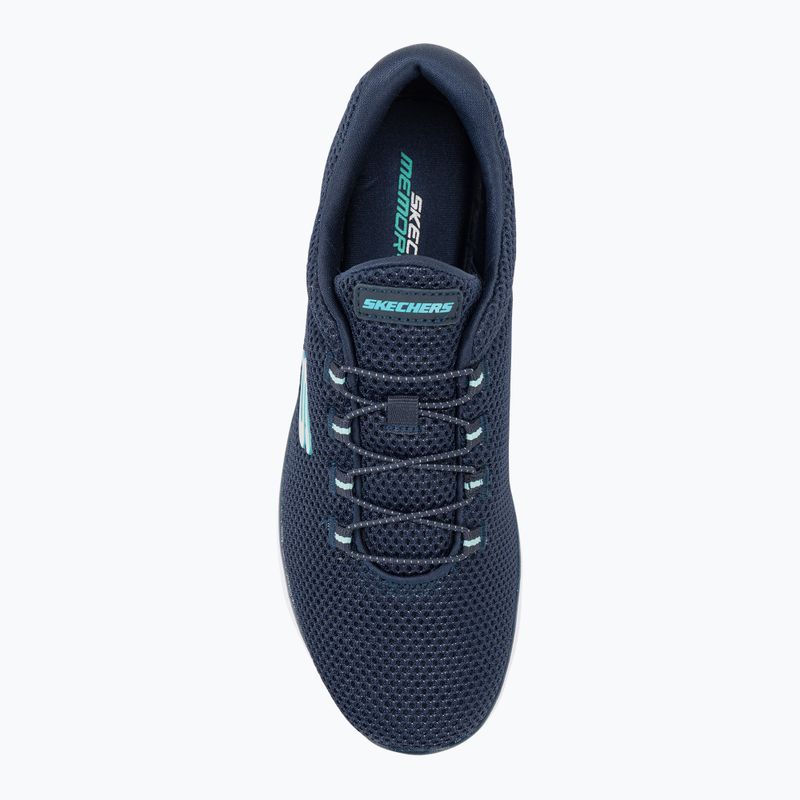 Moteriški treniruočių bateliai SKECHERS Summits navy/light blue 6