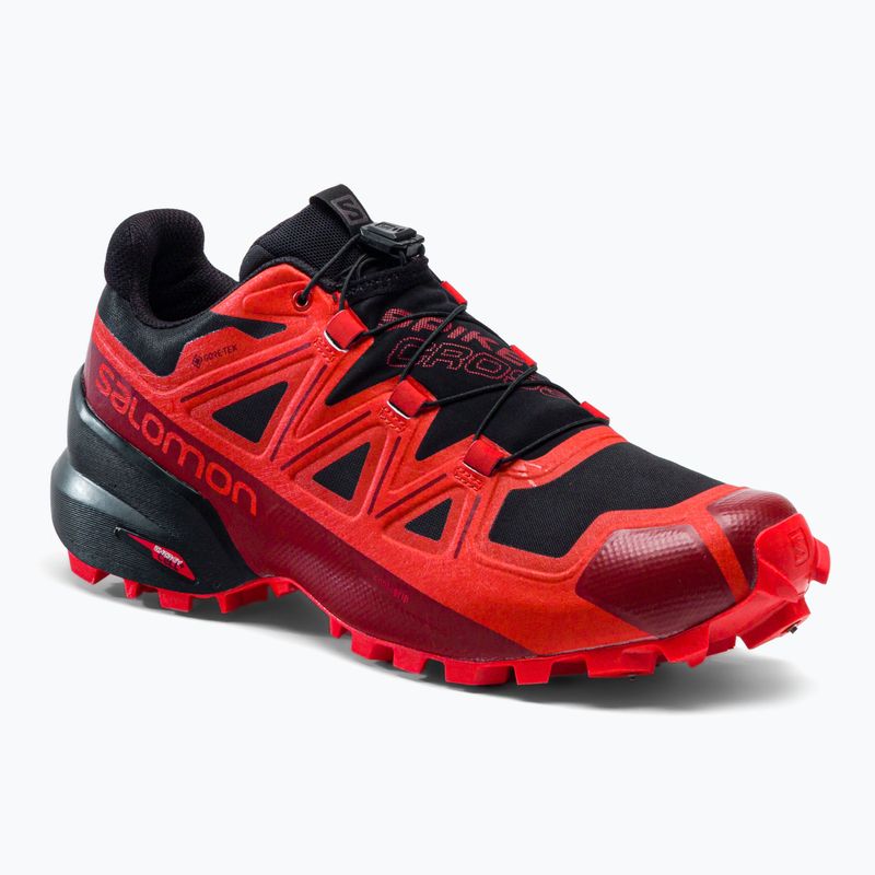 Salomon Spikecross 5 GTX vyriški bėgimo bateliai raudoni L40808200