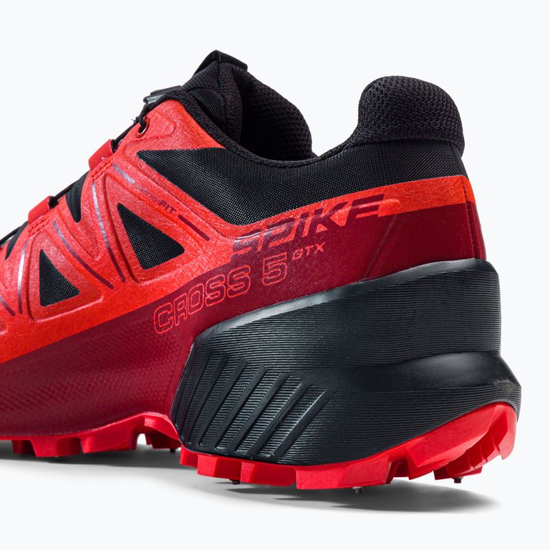 Salomon Spikecross 5 GTX vyriški bėgimo bateliai raudoni L40808200 8