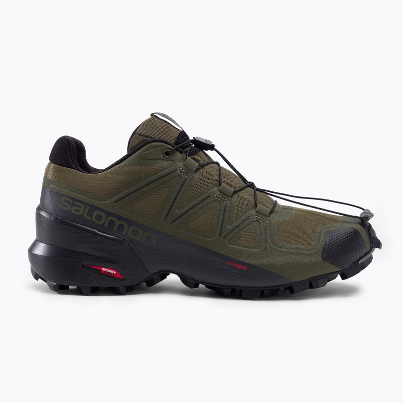 Vyriški bėgimo bateliai Salomon Speedcross 5 Wide grape leaf/black 2