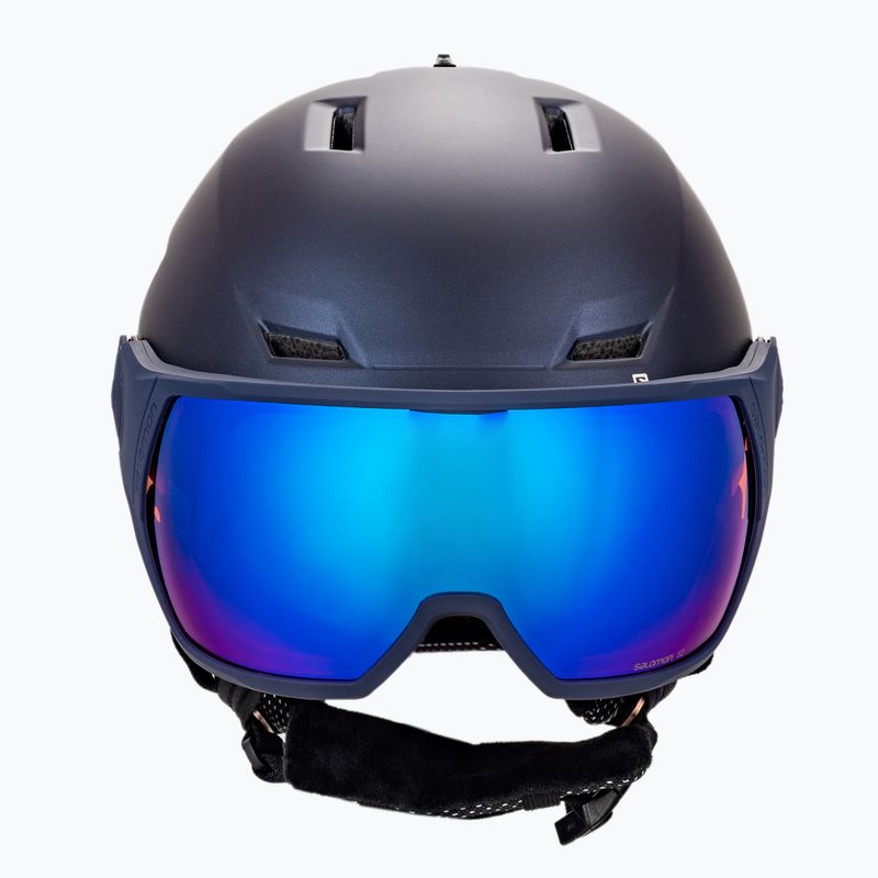 Moteriškas slidinėjimo šalmas Salomon Icon Lt Visor navy blue L41199800 2