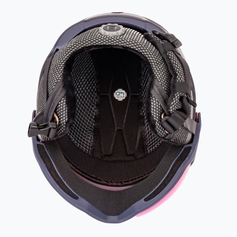 Moteriškas slidinėjimo šalmas Salomon Icon Lt Visor navy blue L41199800 5