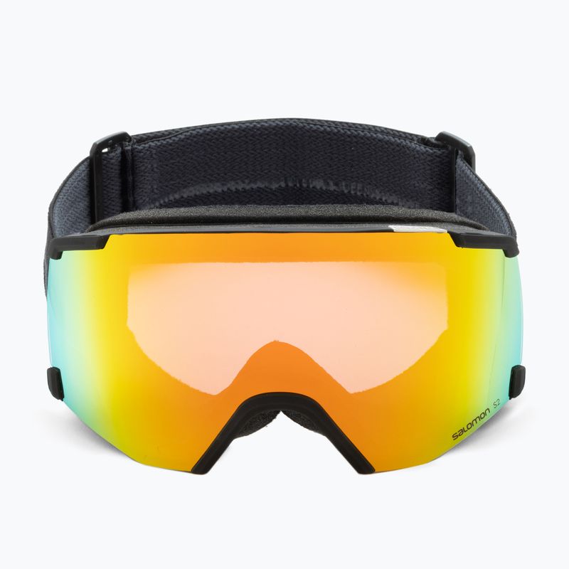 Salomon S/View slidinėjimo akiniai juoda spalva/vidutinė raudona L41153100 2
