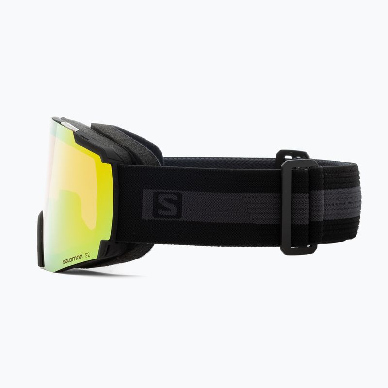 Salomon S/View slidinėjimo akiniai juoda spalva/vidutinė raudona L41153100 4