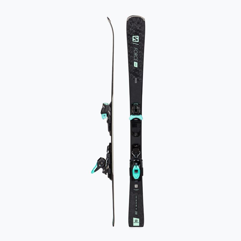 Moteriškos kalnų slidės Salomon S/Force W 7 + M10 GW black L41135600/L4113250010 2