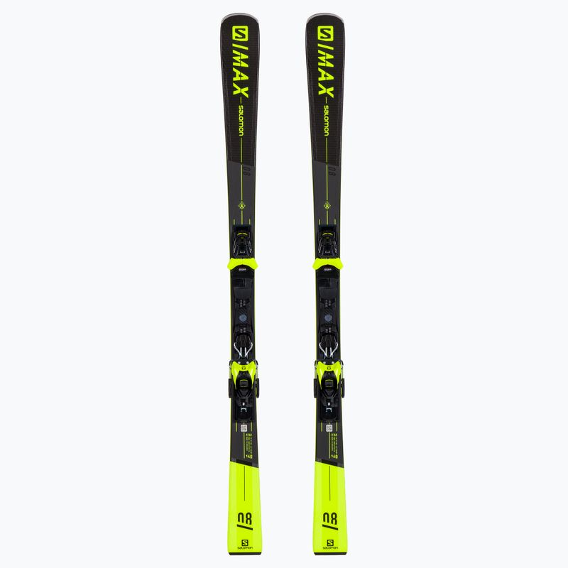 Vyriškos kalnų slidės Salomon S/Max 8 + M11 GW Grey L41134400/L4113200010