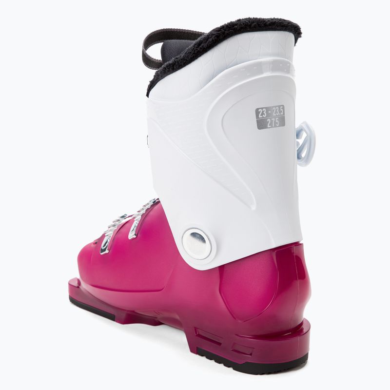 Salomon T3 Rt Girly vaikiški slidinėjimo batai rožinės spalvos L41179400 2