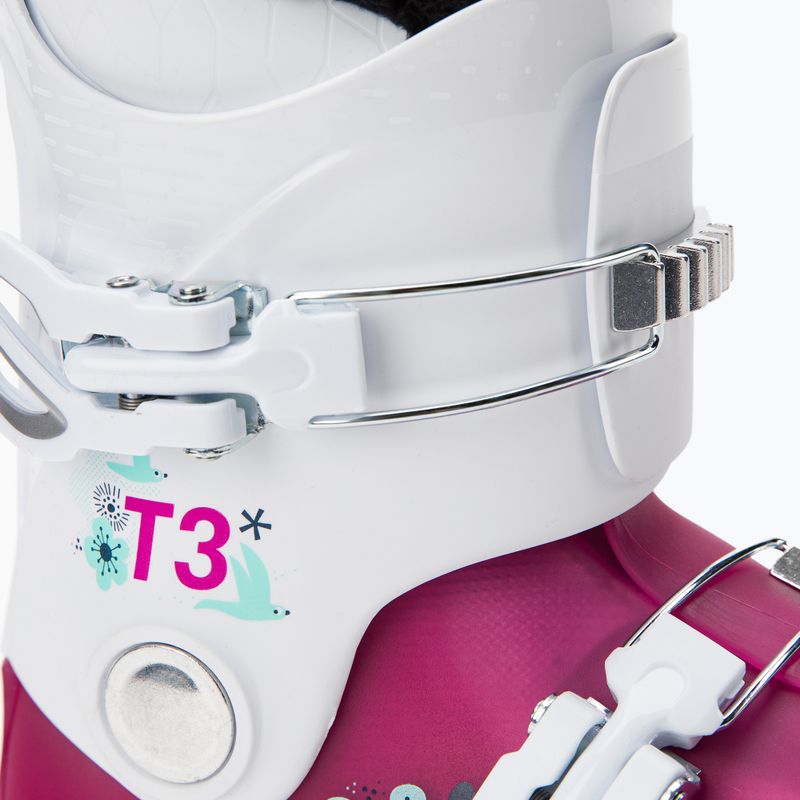 Salomon T3 Rt Girly vaikiški slidinėjimo batai rožinės spalvos L41179400 6
