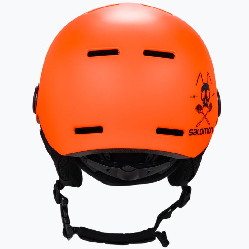 Vaikiškas slidinėjimo šalmas Salomon Grom Visor oranžinis L40836900 3