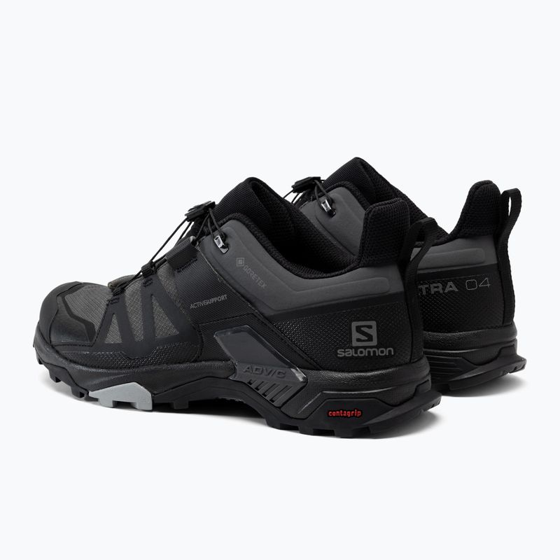 Vyriški trekingo batai Salomon X Ultra 4 GTX black/grey L41385100 3