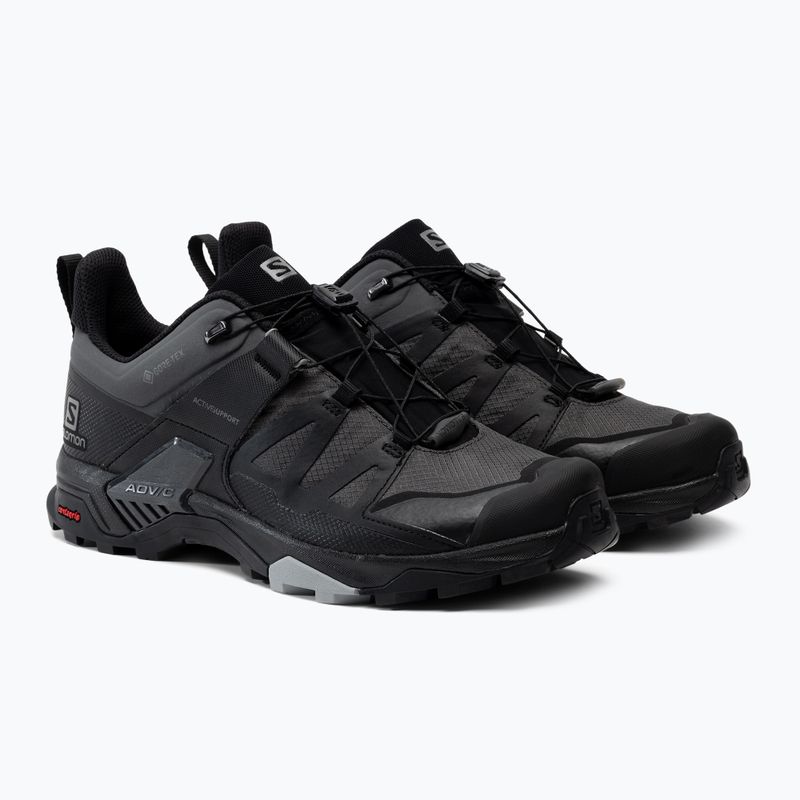 Vyriški trekingo batai Salomon X Ultra 4 GTX black/grey L41385100 4