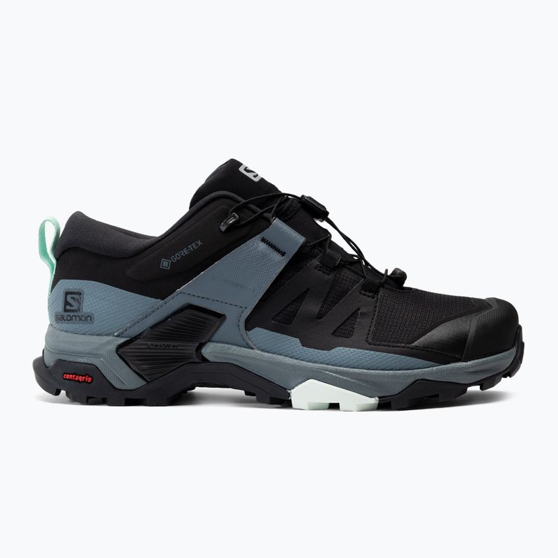 Moteriški trekingo batai Salomon X Ultra 4 GTX black-blue L41289600 2