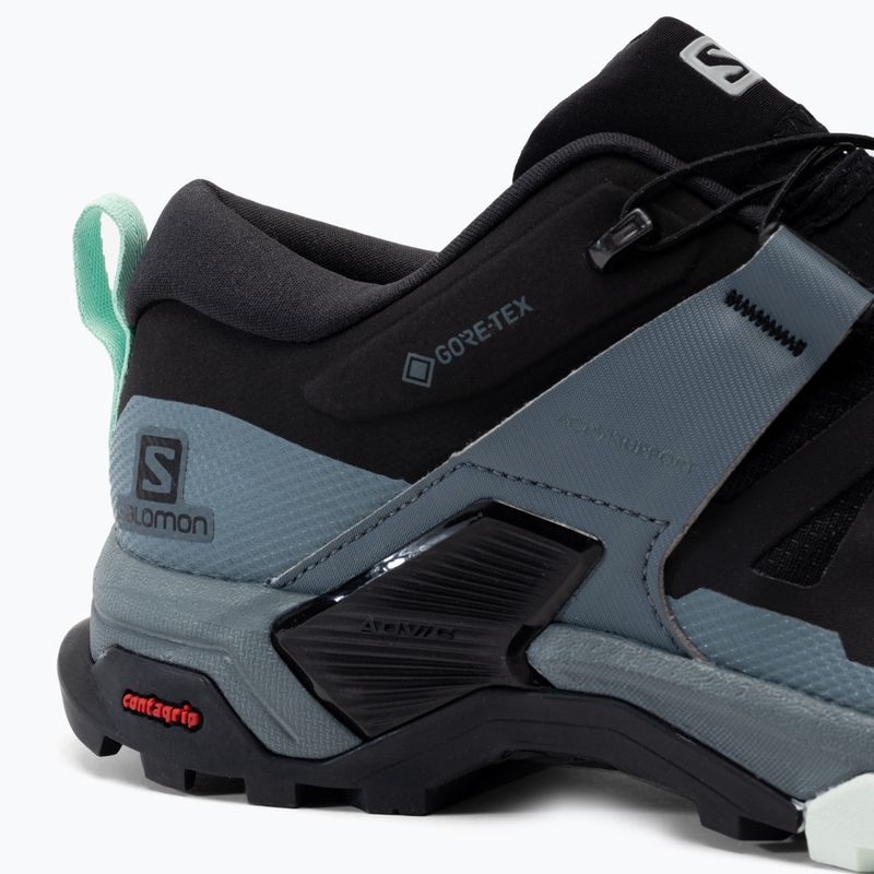 Moteriški trekingo batai Salomon X Ultra 4 GTX black-blue L41289600 7