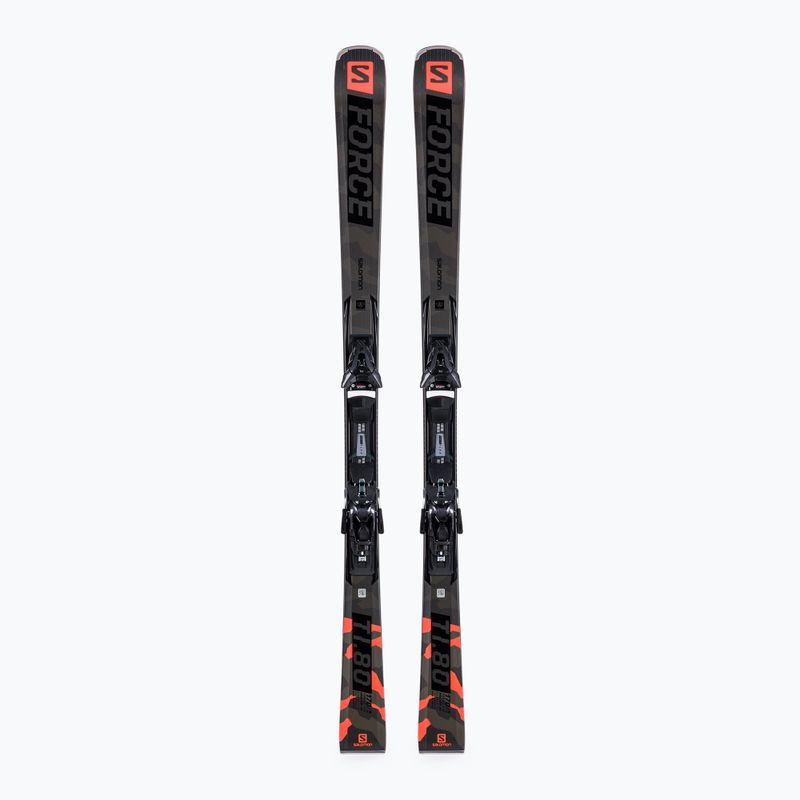 Vyriškos kalnų slidės Salomon S/Force Ti 80 + Z12 GW Grey L41496000/L4146890010