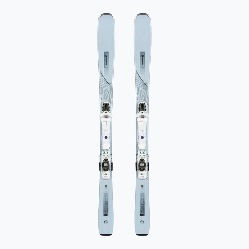 Moteriškos kalnų slidės Salomon Stance W80 + M10 GW white L41494000/L4113260010