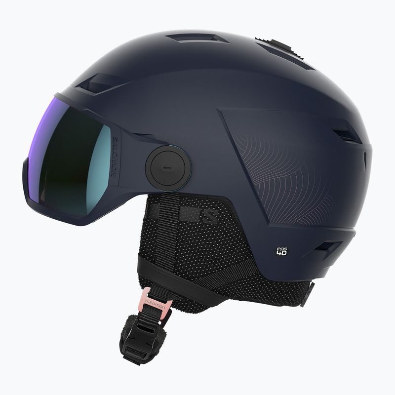 Moteriškas slidinėjimo šalmas Salomon Icon LT Visor Photo Sigma S1-S3 navy blue L41529800 11