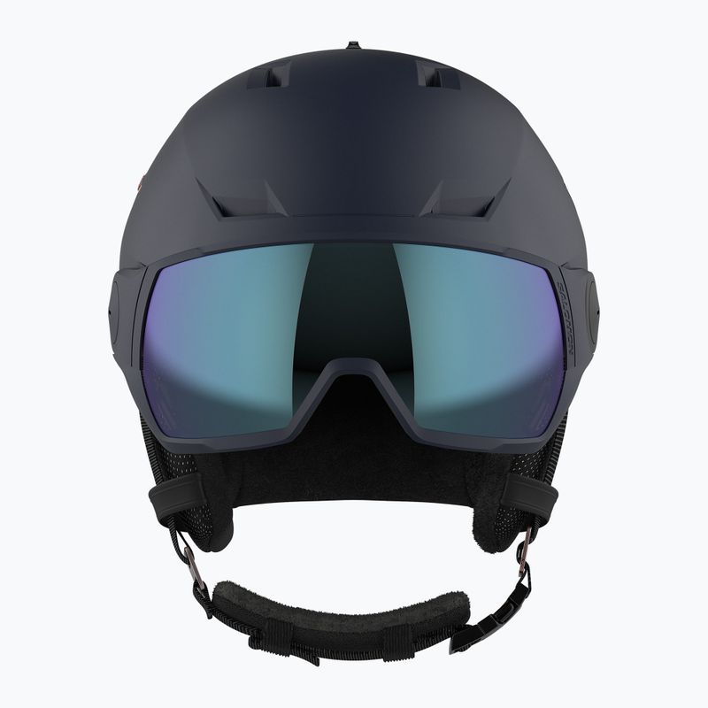 Moteriškas slidinėjimo šalmas Salomon Icon LT Visor Photo Sigma S1-S3 navy blue L41529800 12