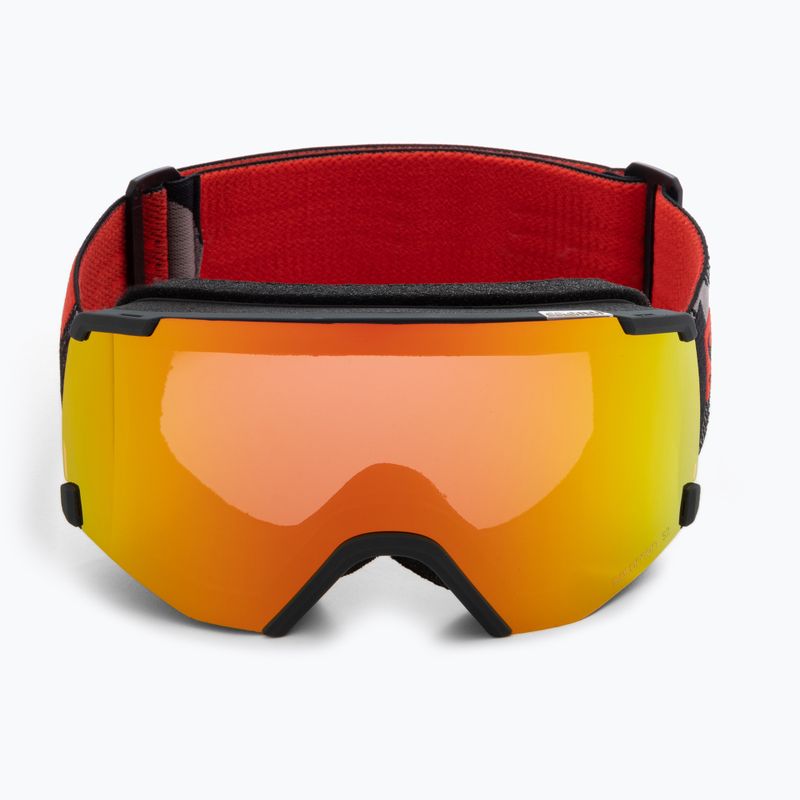 Salomon S/View pilki/raudoni slidinėjimo akiniai L41488000 2