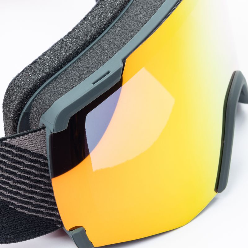 Salomon S/View pilki/raudoni slidinėjimo akiniai L41488000 5