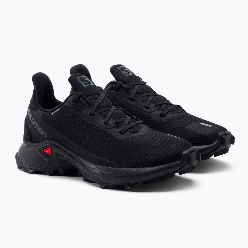 Moteriški bėgimo bateliai Salomon Alphacross 3 GTX black/black 5