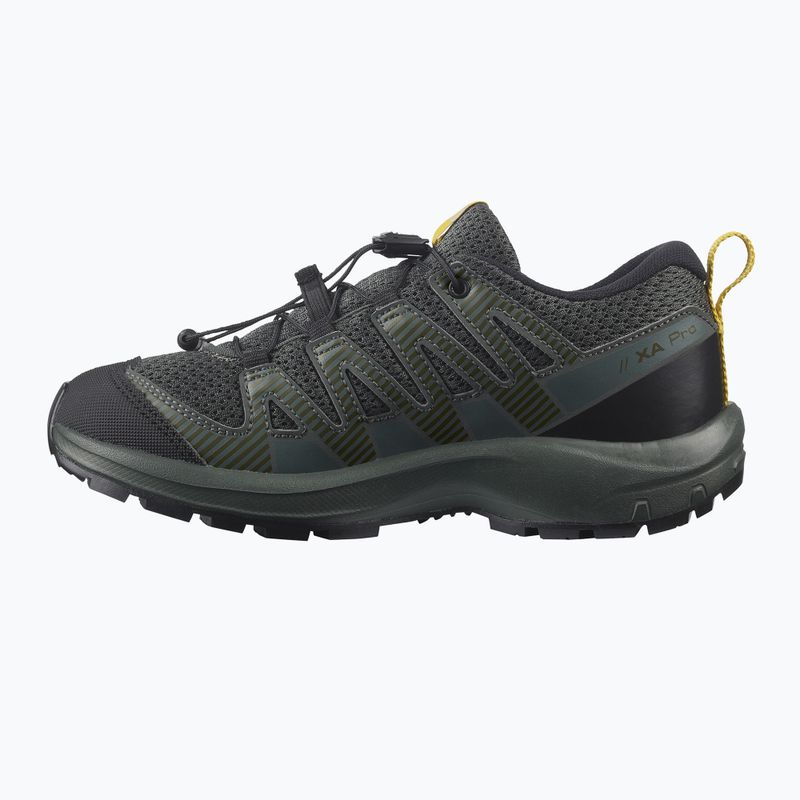 Salomon XA Pro V8 chic/sulphur vaikiški bėgimo bateliai 11