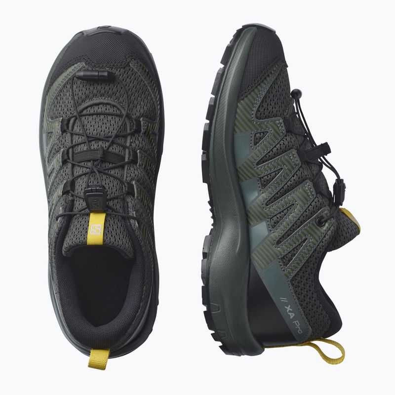 Salomon XA Pro V8 chic/sulphur vaikiški bėgimo bateliai 13