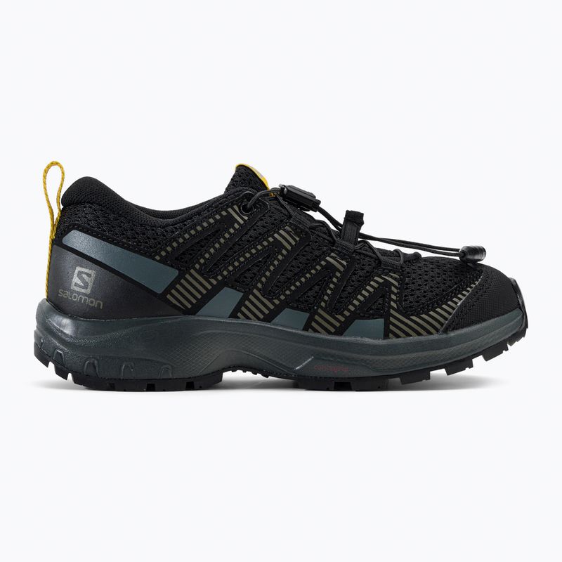 Salomon XA Pro V8 chic/sulphur vaikiški bėgimo bateliai 2