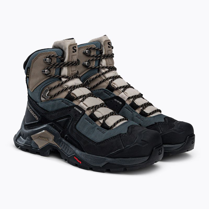 Moteriški trekingo batai Salomon Quest Element GTX black-blue L41457400 4