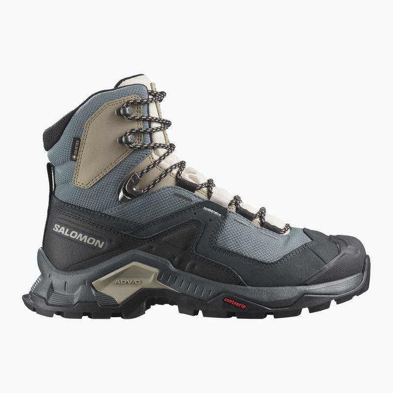 Moteriški trekingo batai Salomon Quest Element GTX black-blue L41457400 10