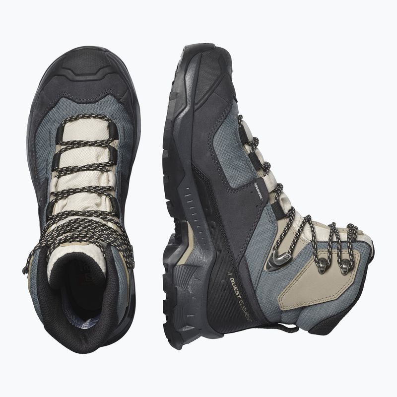 Moteriški trekingo batai Salomon Quest Element GTX black-blue L41457400 13