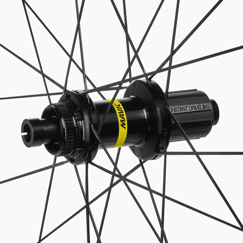 Mavic Ksyrium 30 Disc galinis dviračio ratas juodas R4041155 2