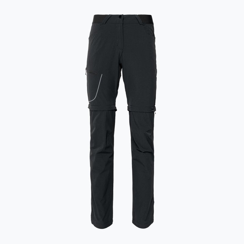 Moteriškos trekingo kelnės Salomon Wayfarer Zip Off black LC1701900