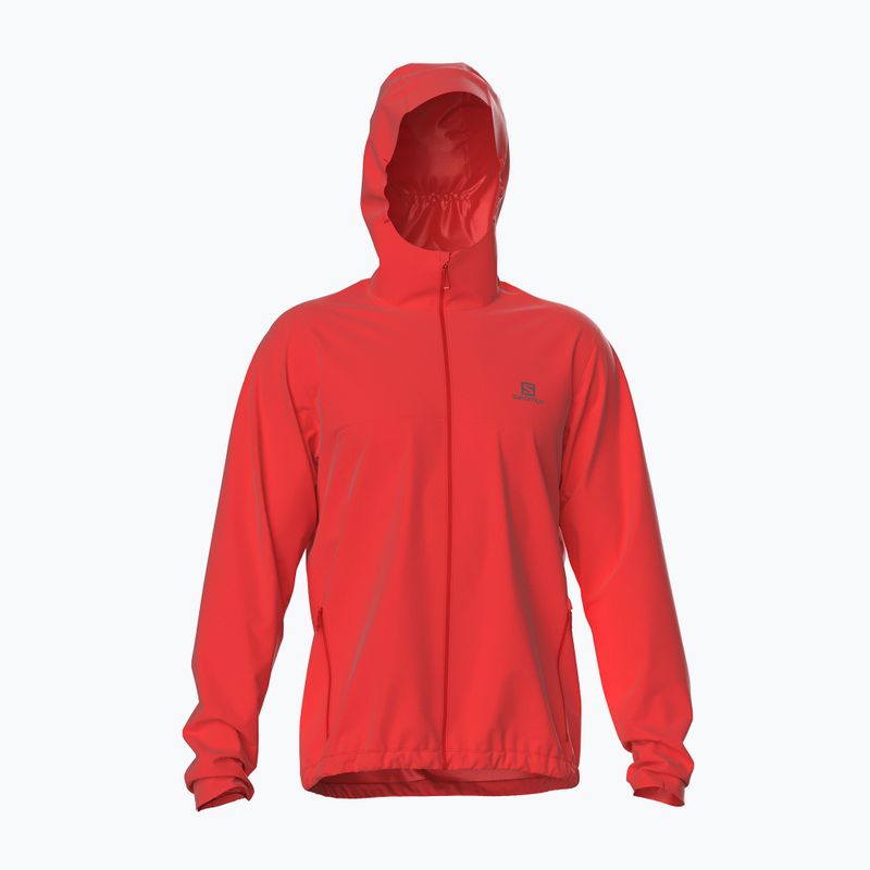 Salomon Essential WP 2.5L vyriška striukė nuo lietaus raudona LC1793900