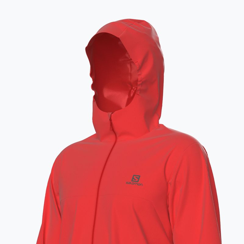 Salomon Essential WP 2.5L vyriška striukė nuo lietaus raudona LC1793900 5