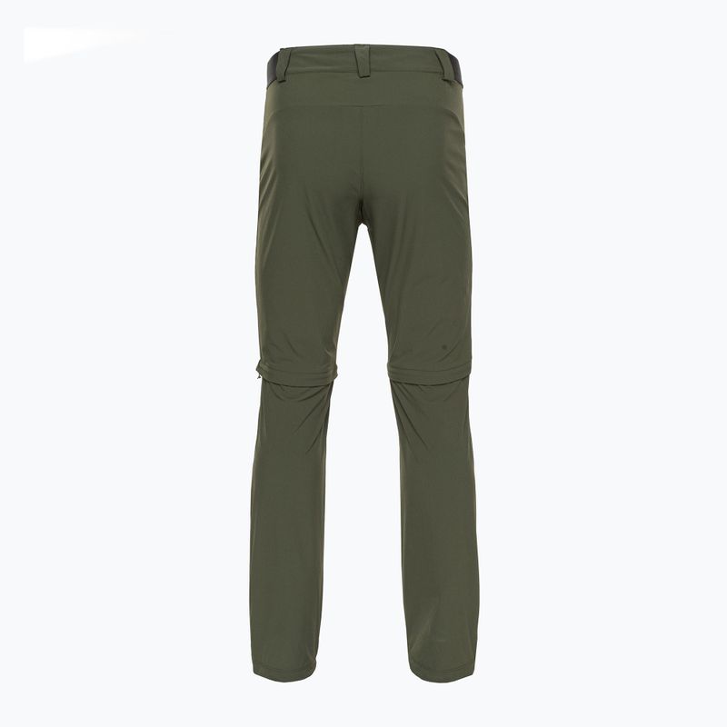 Vyriškos trekingo kelnės Salomon Wayfarer Zip Off green LC1741100 4