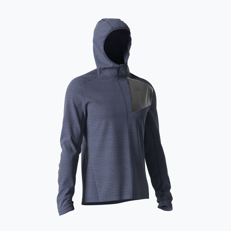 Vyriški Salomon Outline FZ Hoodie vilnoniai džemperiai tamsiai mėlyna LC1712100 5
