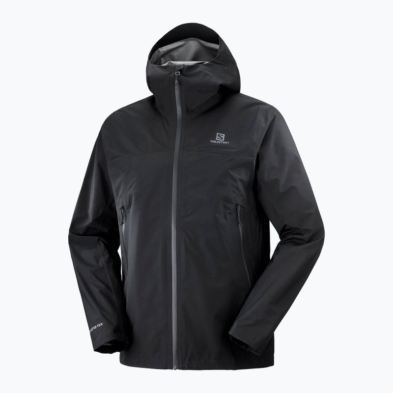 Salomon Outline GTX 2.5L vyriška striukė nuo lietaus juoda LC1786500